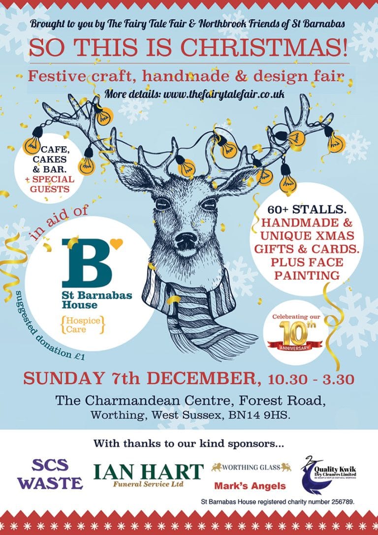 Poster advertising the So This is Christmas fair